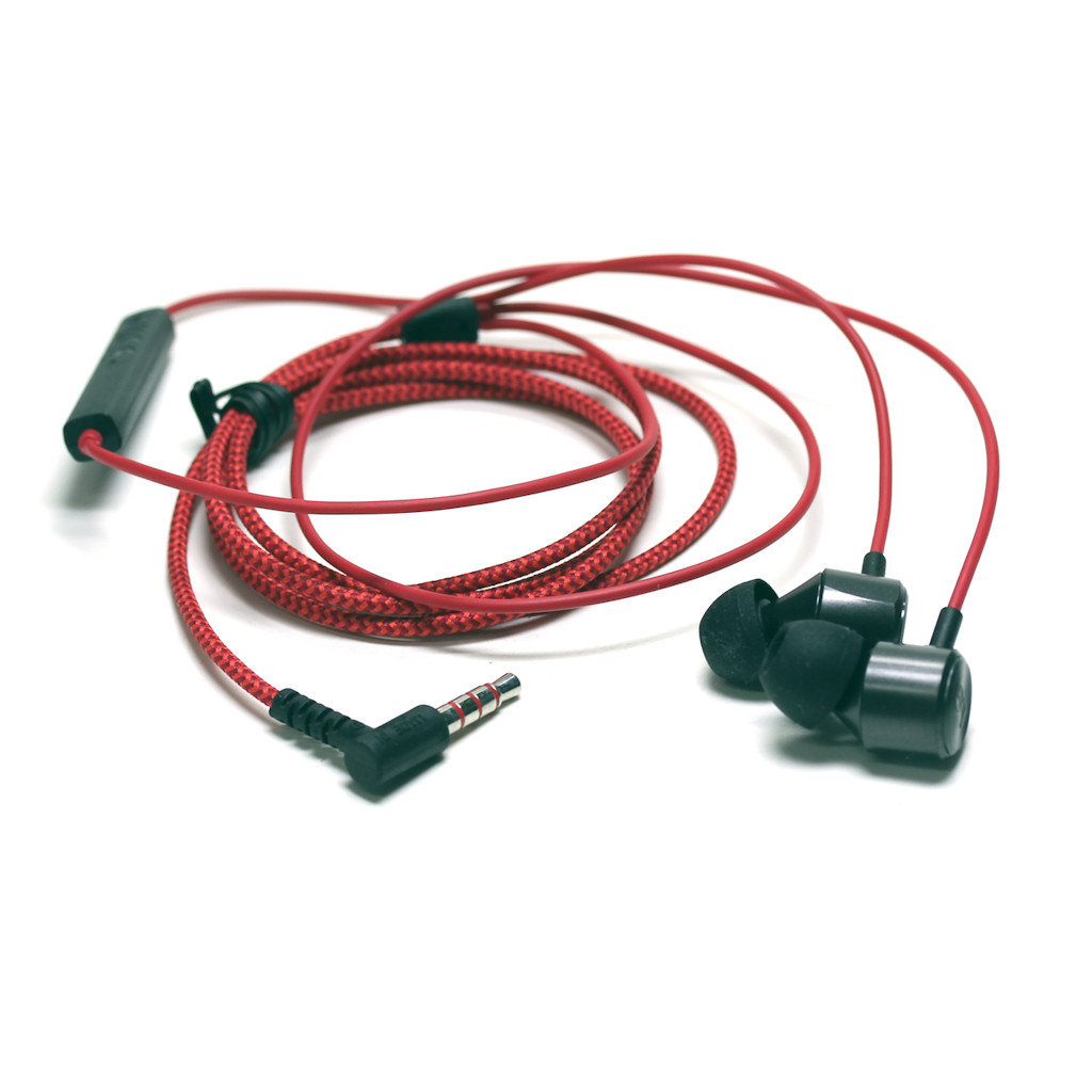 Headset Original LG LE630 EAB63728202 QuadBeat 3 In Ear rot schwarz