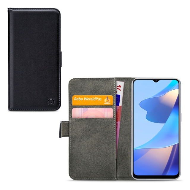 Mobilize Classic Gelly Wallet Book Case OPPO A16/A16s/A54s schwarz