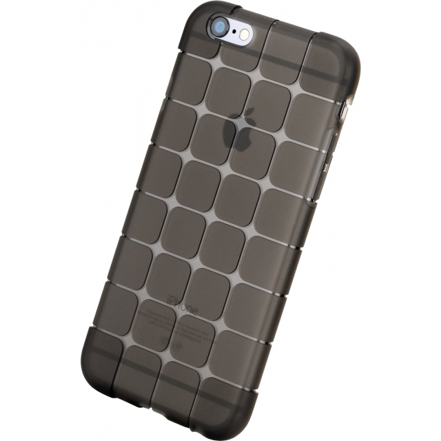 Rock Cubee TPU Cover Apple iPhone 6 Plus 6S Plus transparent schwarz
