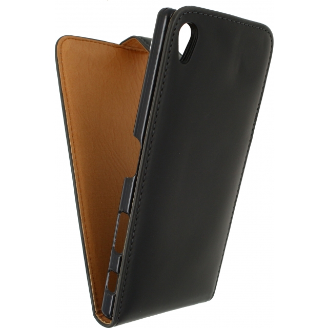 Basic Flip Case Tasche Sony Xperia Z5 Premium schwarz