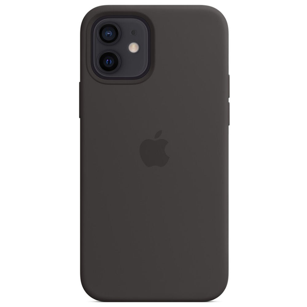 Apple iPhone 12/ 12 Pro Silicone Case mit MagSafe MHL73ZM/A schwarz