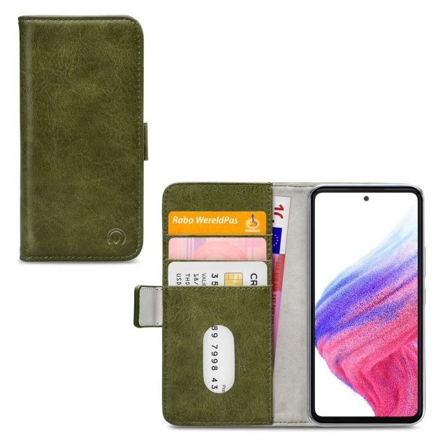 Mobilize Elite Gelly Wallet Book Case Samsung Galaxy A53 5G A536B grün