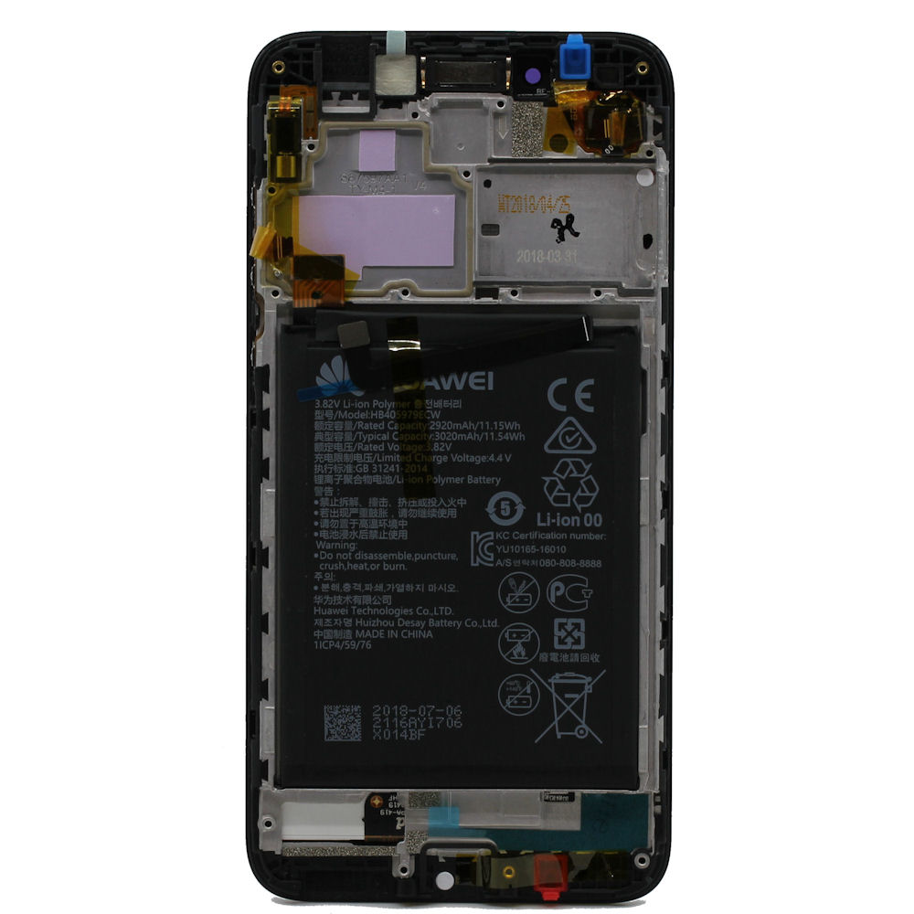 Huawei Honor 6A Display + Touchscreen mit Akku gold + silber