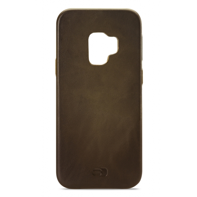 Senza Desire Leather Cover Samsung Galaxy S9 G960F Burned Olive