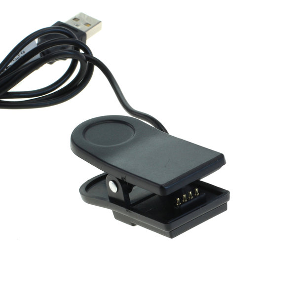 USB Ladekabel / Datenkabel kompatibel zu Garmin Forerunner 230 / 235 / 630 / 735XT schwarz