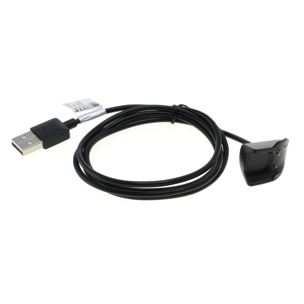 USB Ladekabel kompatibel zu Samsung Galaxy Fit-e schwarz