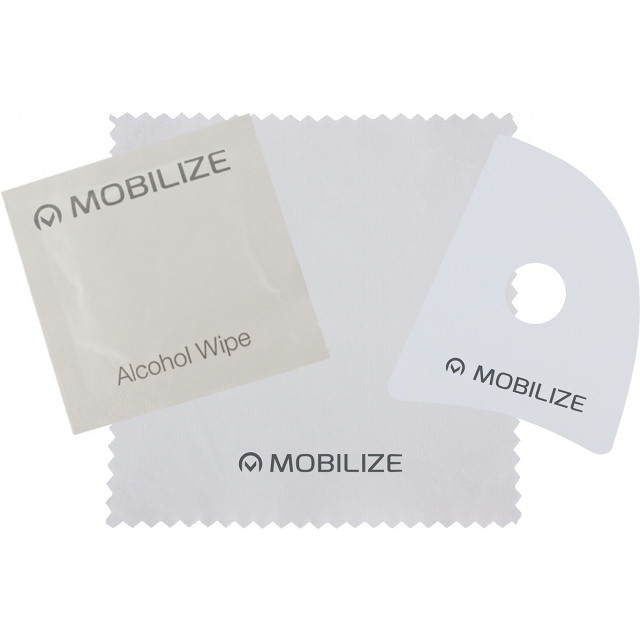 Mobilize Fullscreen Safety tempered Glass Schutzfolie Google Pixel 4a 5G schwarz