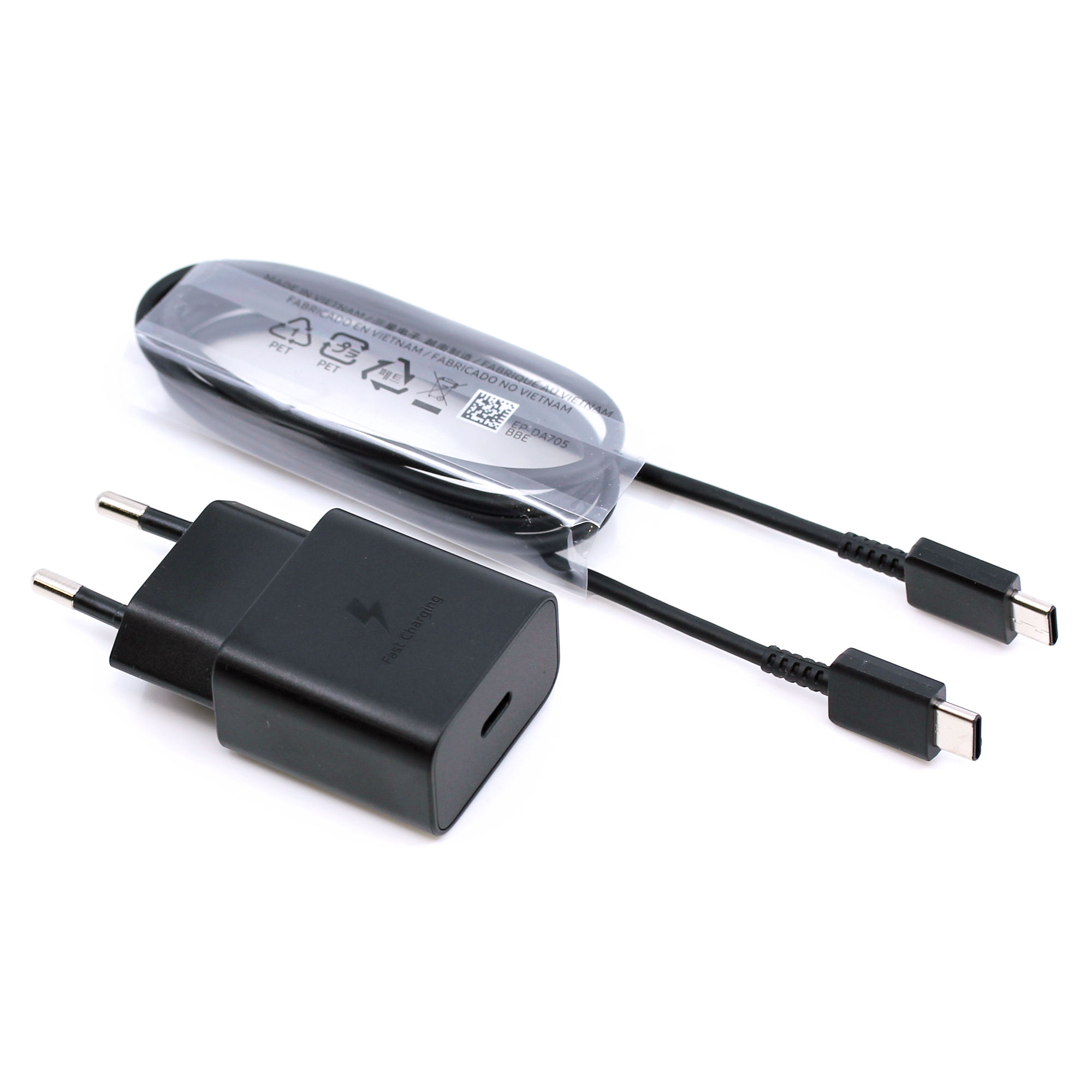 Samsung Ladegerät EP-T1510XBEGEU 15W USB Typ-C mit Kabel schwarz