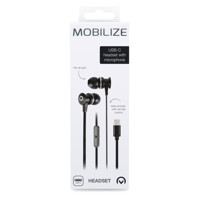 Headset Mobilize In Ear USB-C schwarz