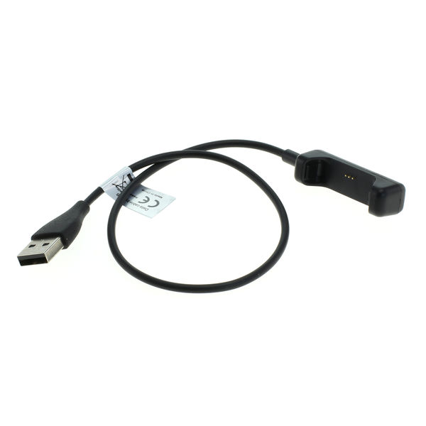 USB Ladekabel kompatibel zu Fitbit Flex 2 schwarz