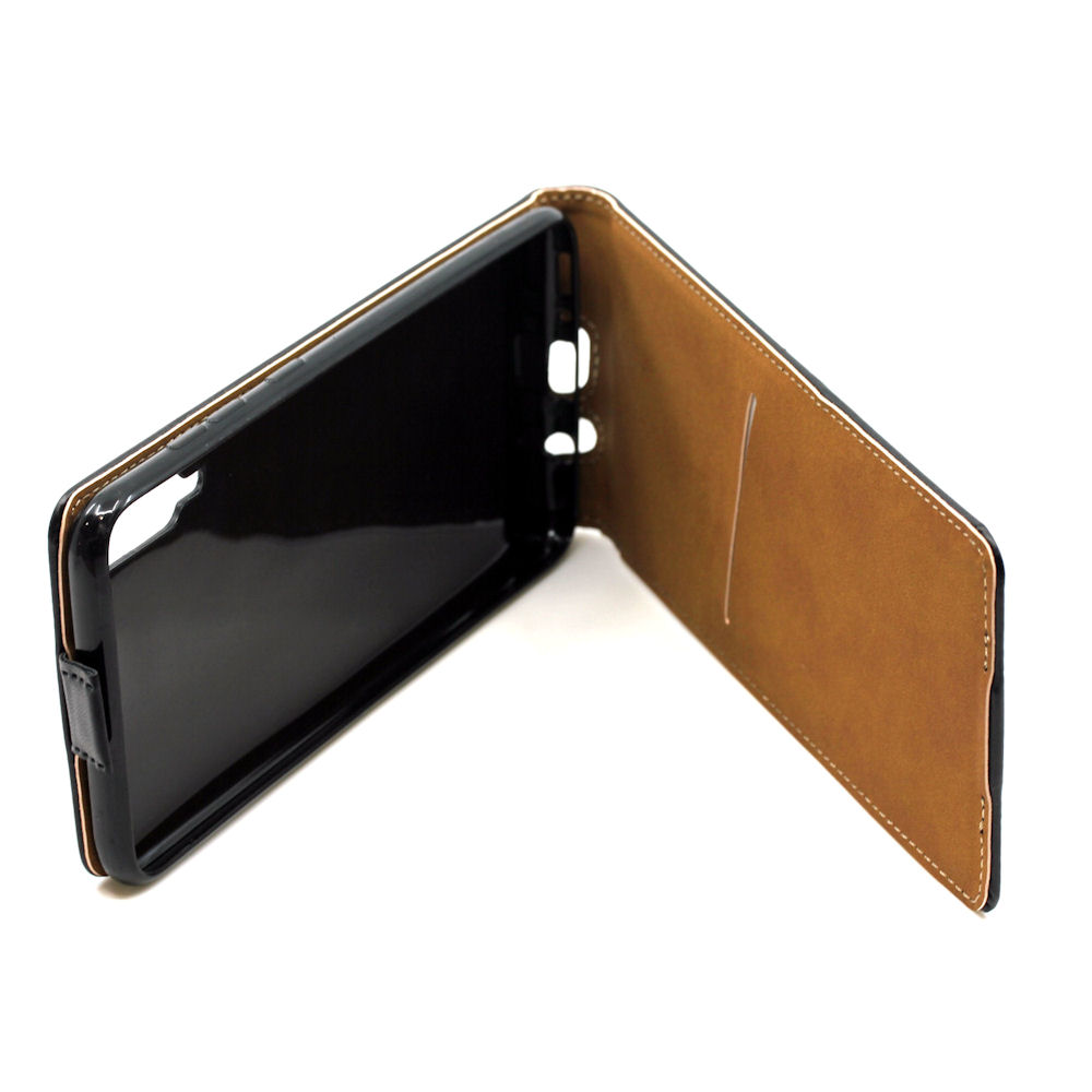 Kunstleder Flipcase Tasche Samsung Galaxy A10 A105F schwarz