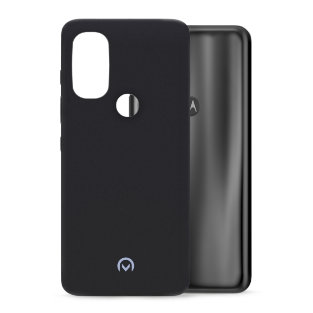 Mobilize Rubber Gelly Case Motorola Moto G71 5G Matt schwarz