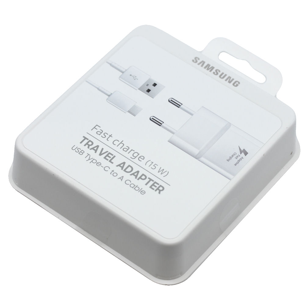 Samsung Ladegerät EP-TA20EWECGWW 15W USB Typ-C mit Kabel weiß