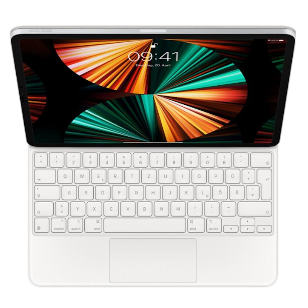 Apple iPad Pro 12.9 2018/19/21/22 (3/4/5/6) Magic Keyboard MJQL3D/A weiß